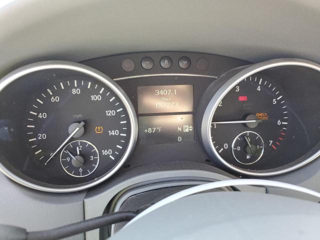 4JGBB8GB1BA631583 - 2011 MERCEDES-BENZ ML 350 4MATIC SILVER photo 9