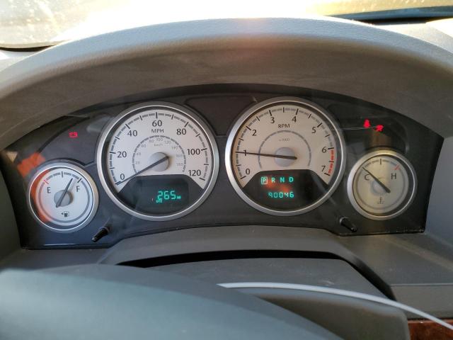 2A8HR54P88R621865 - 2008 CHRYSLER TOWN & COU TOURING ნაცრისფერი ფოტო 9