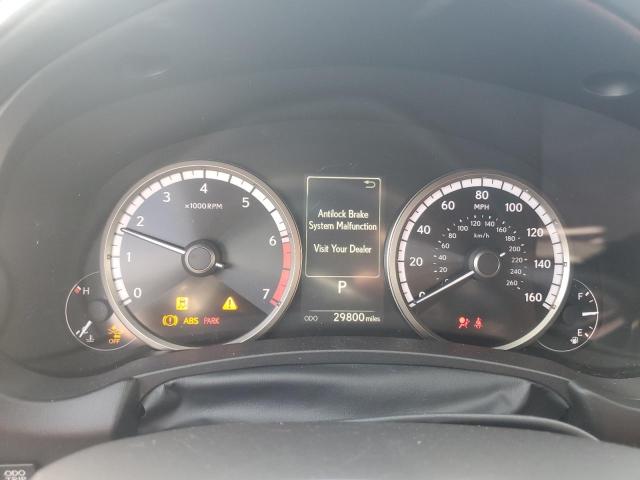 JTJSARBZ0M2197653 - 2021 LEXUS NX 300 BASE შავი ფოტო 9