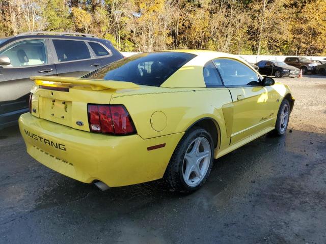 1FAFP42X42F233585 - 2002 FORD MUSTANG GT YELLOW photo 3