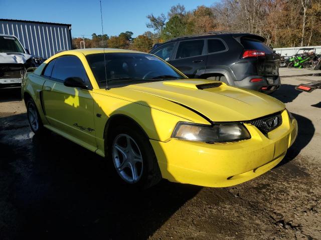 1FAFP42X42F233585 - 2002 FORD MUSTANG GT YELLOW photo 4