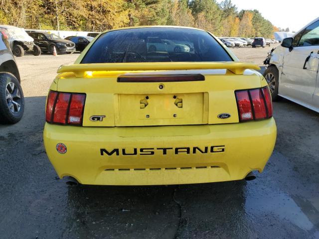 1FAFP42X42F233585 - 2002 FORD MUSTANG GT YELLOW photo 6