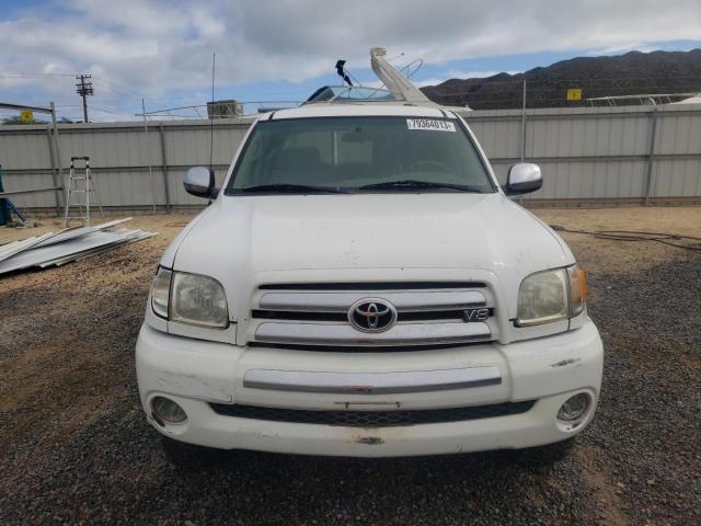5TBBT44193S356676 - 2003 TOYOTA TUNDRA ACCESS CAB SR5 WHITE photo 5