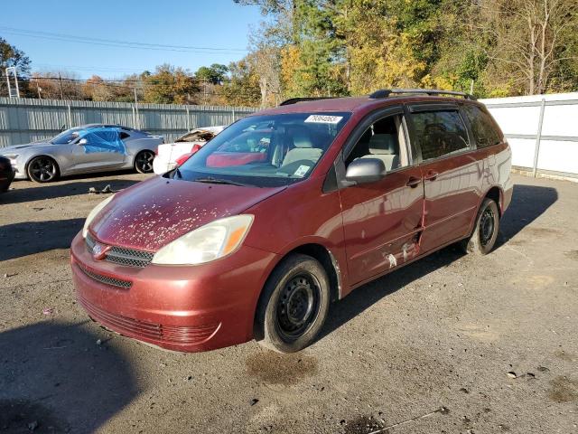 5TDZA23CX4S216883 - 2004 TOYOTA SIENNA CE BURGUNDY photo 1