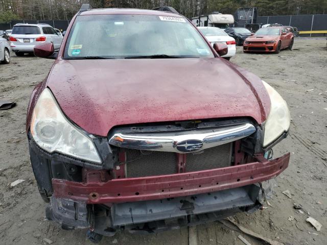 4S4BRCKC9B3322673 - 2011 SUBARU OUTBACK 2.5I LIMITED RED photo 5