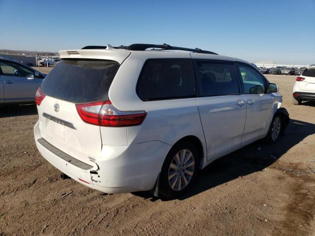 5TDDK3DC9FS119091 - 2015 TOYOTA SIENNA XLE WHITE photo 3