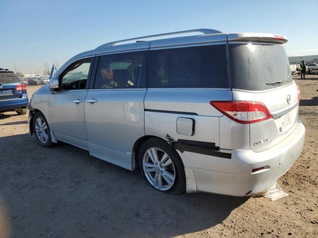 JN8AE2KP7D9062710 - 2013 NISSAN QUEST S SILVER photo 2