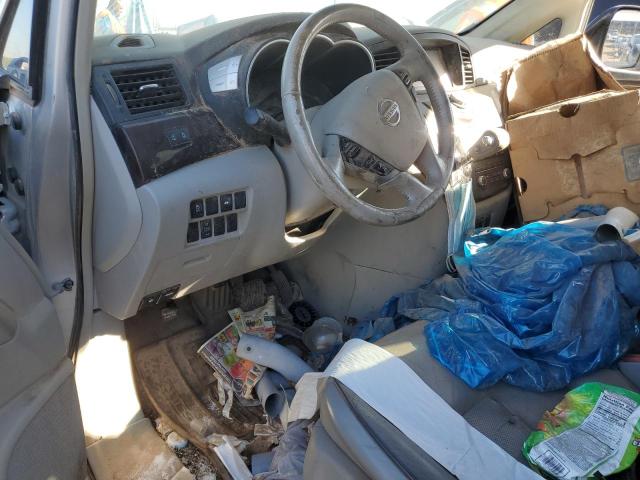 JN8AE2KP7D9062710 - 2013 NISSAN QUEST S SILVER photo 8