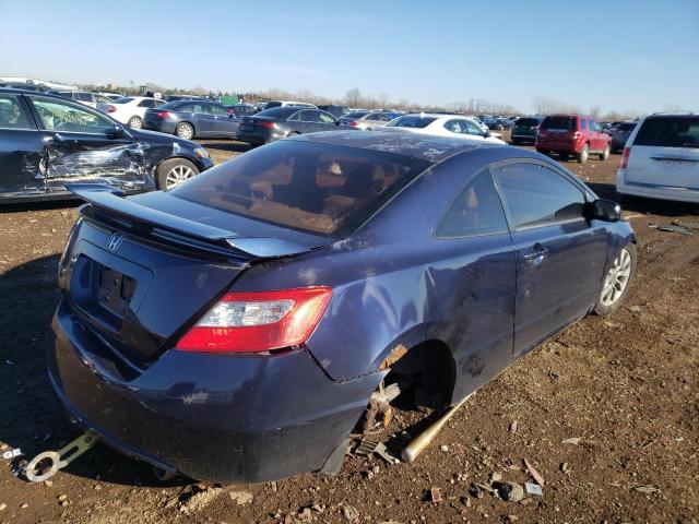 2HGFG12959H506229 - 2009 HONDA CIVIC EXL ლურჯი ფოტო 3