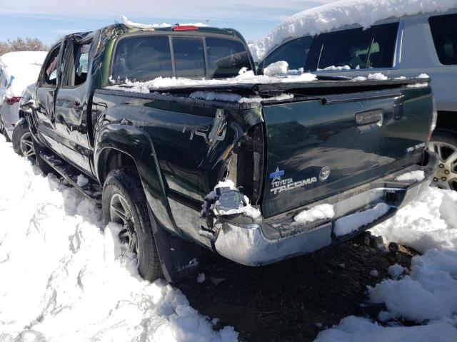 3TMLU4EN8EM138922 - 2014 TOYOTA TACOMA DOUBLE CAB GREEN photo 2