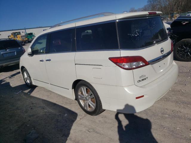 JN8AE2KP1B9008672 - 2011 NISSAN QUEST S WHITE photo 2