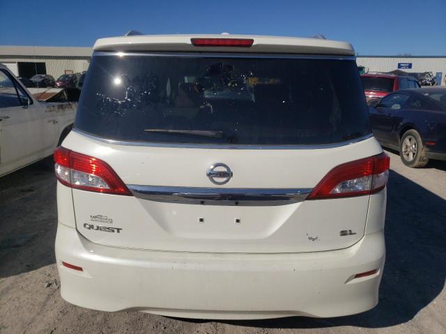 JN8AE2KP1B9008672 - 2011 NISSAN QUEST S WHITE photo 6