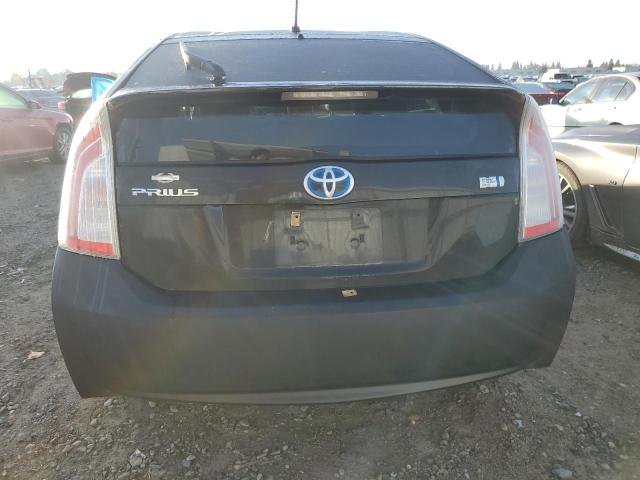 JTDKN3DU4D5601056 - 2013 TOYOTA PRIUS BLACK photo 6