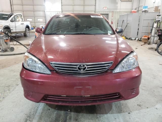 4T1BE30K15U023859 - 2005 TOYOTA CAMRY LE RED photo 5