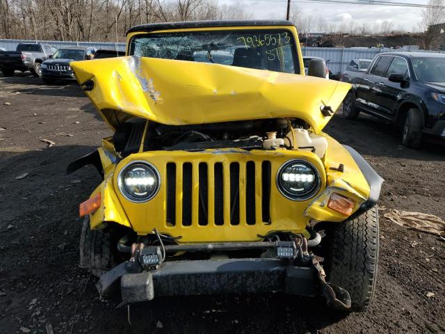 1J4FA44S56P717983 - 2006 JEEP WRANGLER / UNLIMITED YELLOW photo 5