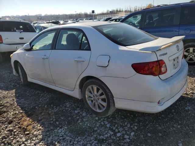 2T1BU4EE8AC468543 - 2010 TOYOTA COROLLA BASE WHITE photo 2