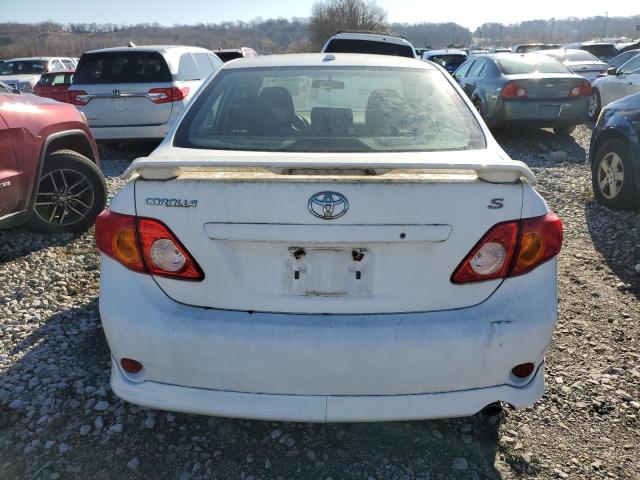 2T1BU4EE8AC468543 - 2010 TOYOTA COROLLA BASE WHITE photo 6