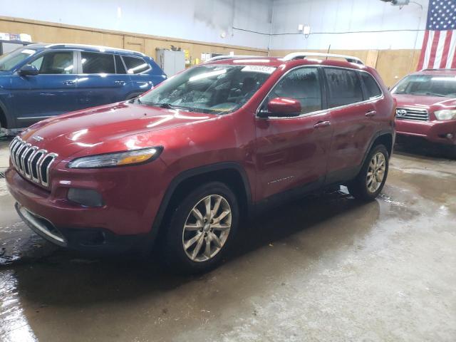 1C4PJMDS7GW180194 - 2016 JEEP CHEROKEE LIMITED BURGUNDY photo 1