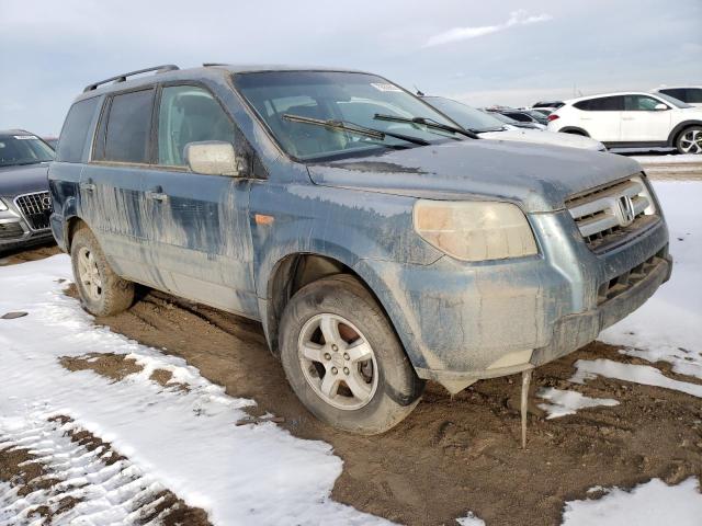 2HKYF18546H510449 - 2006 HONDA PILOT EX BLUE photo 4