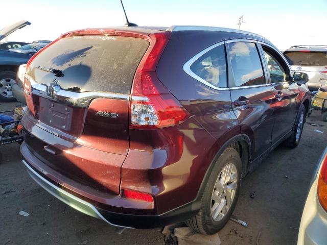 2HKRM4H72GH655181 - 2016 HONDA CR-V EXL MAROON photo 3