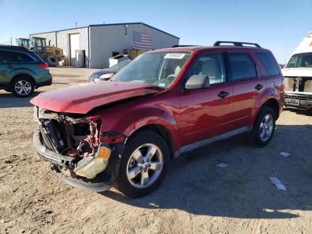 1FMCU03G69KA63286 - 2009 FORD ESCAPE XLT BURGUNDY photo 1