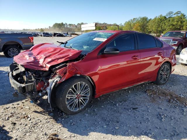 3KPF44AC0NE464273 - 2022 KIA FORTE GT BURGUNDY photo 1