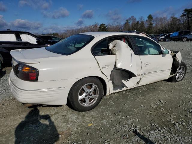 1G2HX54K314237247 - 2001 PONTIAC BONNEVILLE SE WHITE photo 3