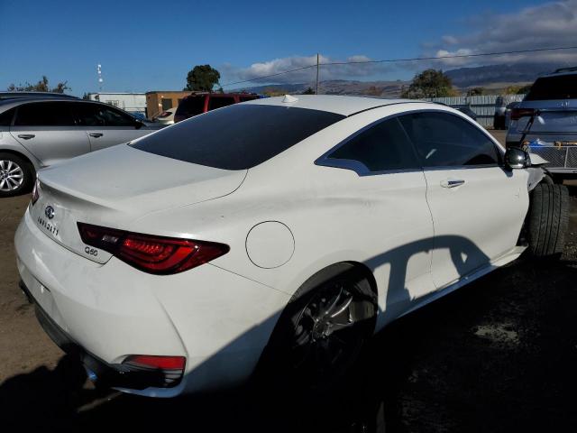 JN1EV7EK0JM340434 - 2018 INFINITI Q60 LUXE 300 WHITE photo 3