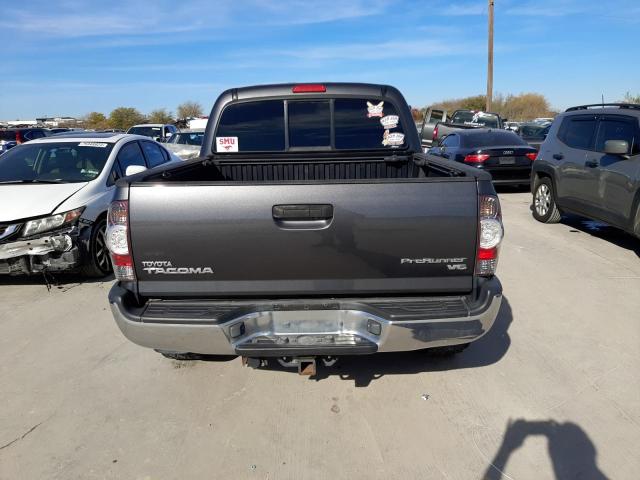 3TMJU4GN2BM114082 - 2011 TOYOTA TACOMA DOUBLE CAB PRERUNNER GRAY photo 6