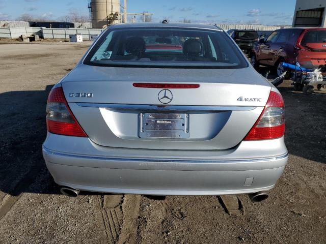 WDBUF87X48B212660 - 2008 MERCEDES-BENZ E 350 4MATIC SILVER photo 6