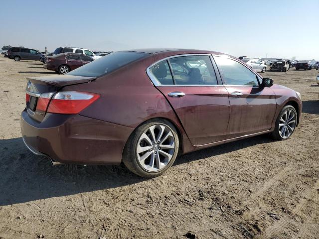 1HGCR2F5XFA055139 - 2015 HONDA ACCORD SPORT BURGUNDY photo 3