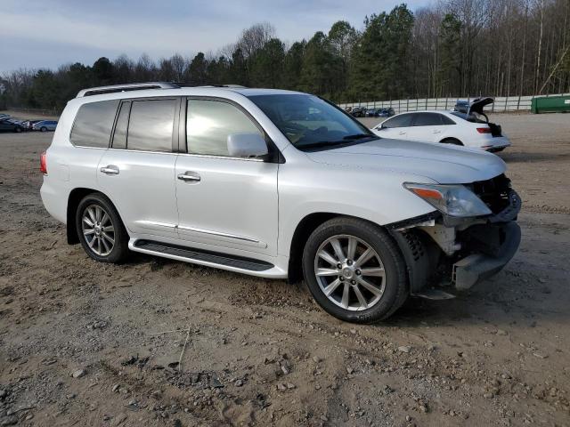 JTJHY7AX9A4054226 - 2010 LEXUS LX 570 WHITE photo 4