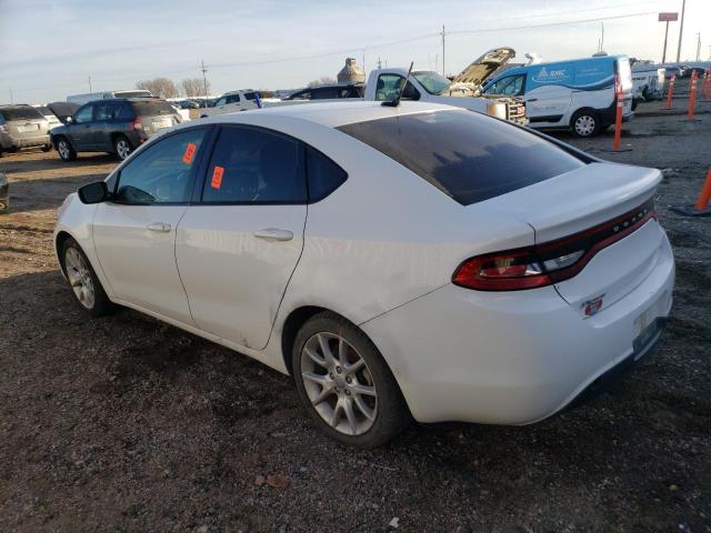 1C3CDFBA7DD302673 - 2013 DODGE DART SXT WHITE photo 2