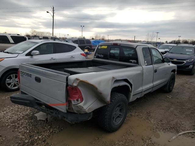 1B7GL22X3YS738922 - 2000 DODGE DAKOTA SILVER photo 3