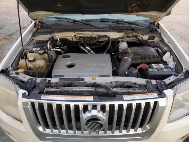 4M2CU29389KJ07898 - 2009 MERCURY MARINER HYBRID WHITE photo 11