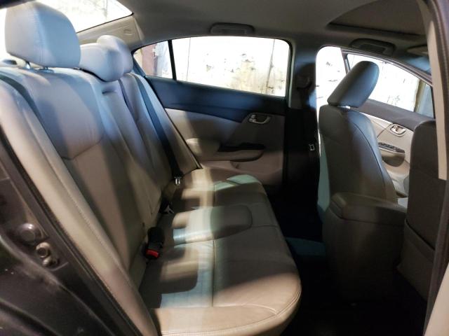 19XFB2F94DE004524 - 2013 HONDA CIVIC EXL ნაცრისფერი ფოტო 10