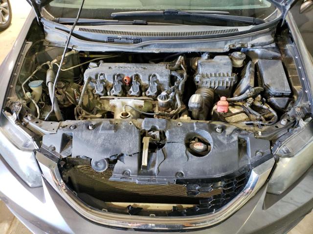19XFB2F94DE004524 - 2013 HONDA CIVIC EXL ნაცრისფერი ფოტო 11