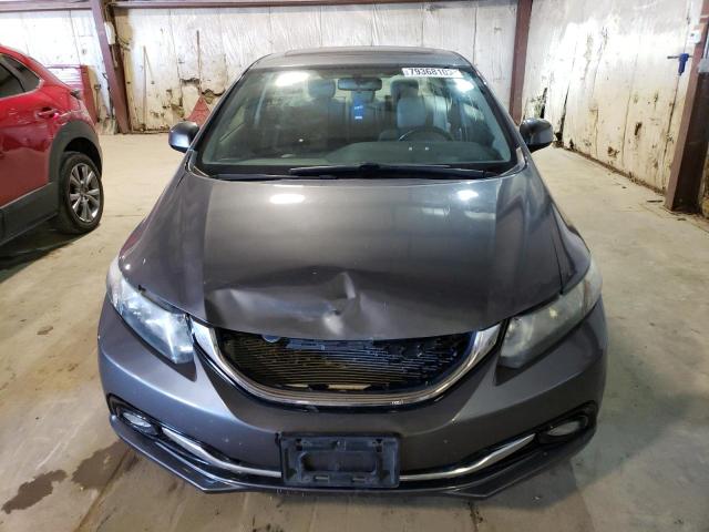 19XFB2F94DE004524 - 2013 HONDA CIVIC EXL ნაცრისფერი ფოტო 5
