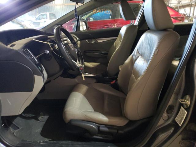 19XFB2F94DE004524 - 2013 HONDA CIVIC EXL ნაცრისფერი ფოტო 7