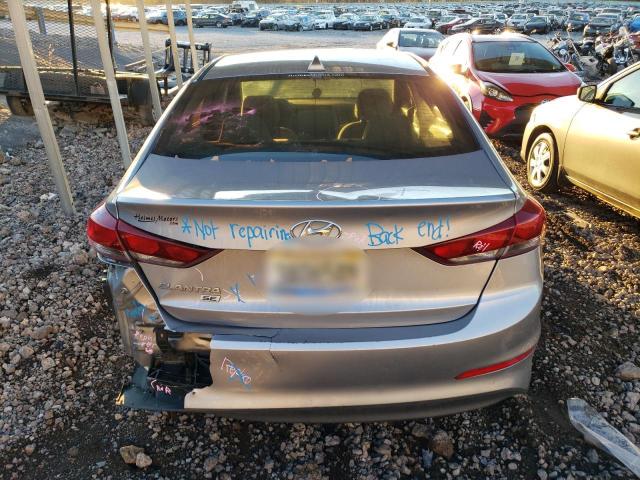 5NPD74LFXHH151219 - 2017 HYUNDAI ELANTRA SE GRAY photo 6