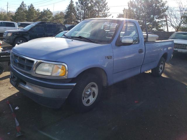 1FTDF1723VNB25890 - 1997 FORD F150 BLUE photo 1