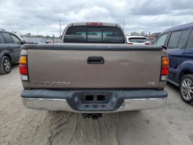 5TBRT3418YS011980 - 2000 TOYOTA TUNDRA ACCESS CAB TAN photo 6