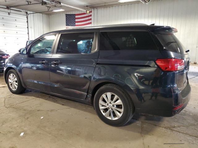 KNDMB5C10F6058435 - 2015 KIA SEDONA LX BLUE photo 2