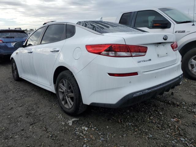 5XXGT4L34KG363616 - 2019 KIA OPTIMA LX WHITE photo 2