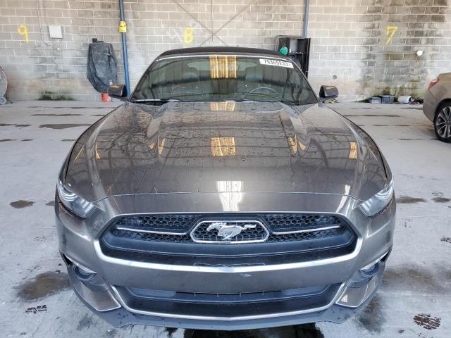 1FATP8UH2F5423204 - 2015 FORD MUSTANG GRAY photo 5