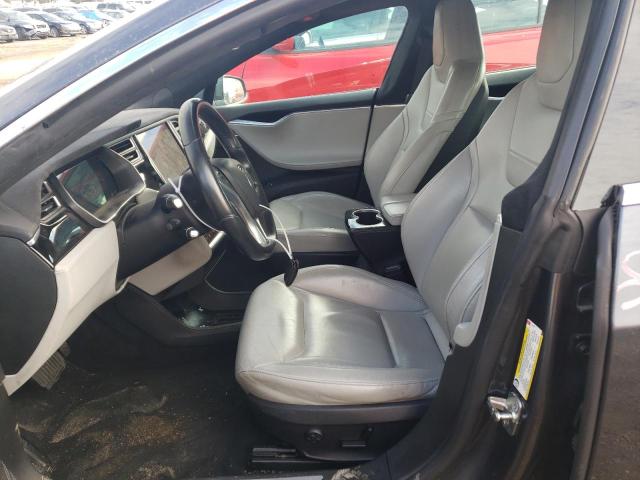 5YJSA1E28FF114537 - 2015 TESLA MODEL S ნაცრისფერი ფოტო 7