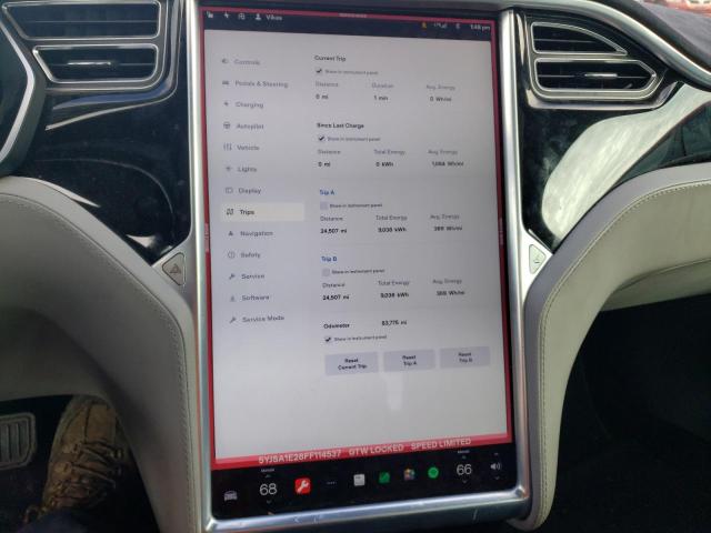 5YJSA1E28FF114537 - 2015 TESLA MODEL S ნაცრისფერი ფოტო 9