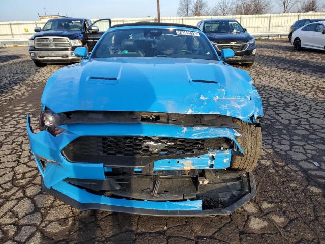 1FATP8UH3P5103441 - 2023 FORD MUSTANG BLUE photo 5