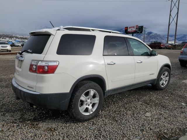 1GKEV13778J306984 - 2008 GMC ACADIA SLE WHITE photo 3