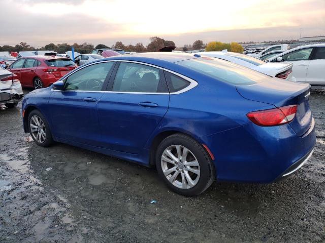 1C3CCCAB8FN691221 - 2015 CHRYSLER 200 LIMITED BLUE photo 2